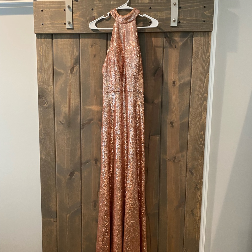 COPY - Revelry Rose Gold Sequin Tori Size 12*